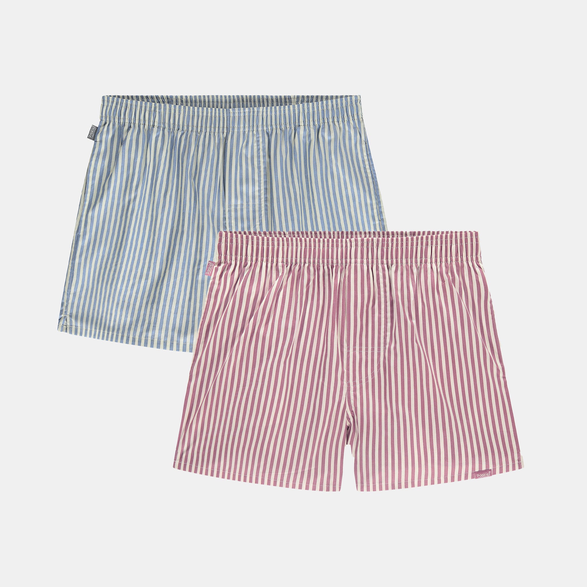 2-Pack Pastel Striped Boxers