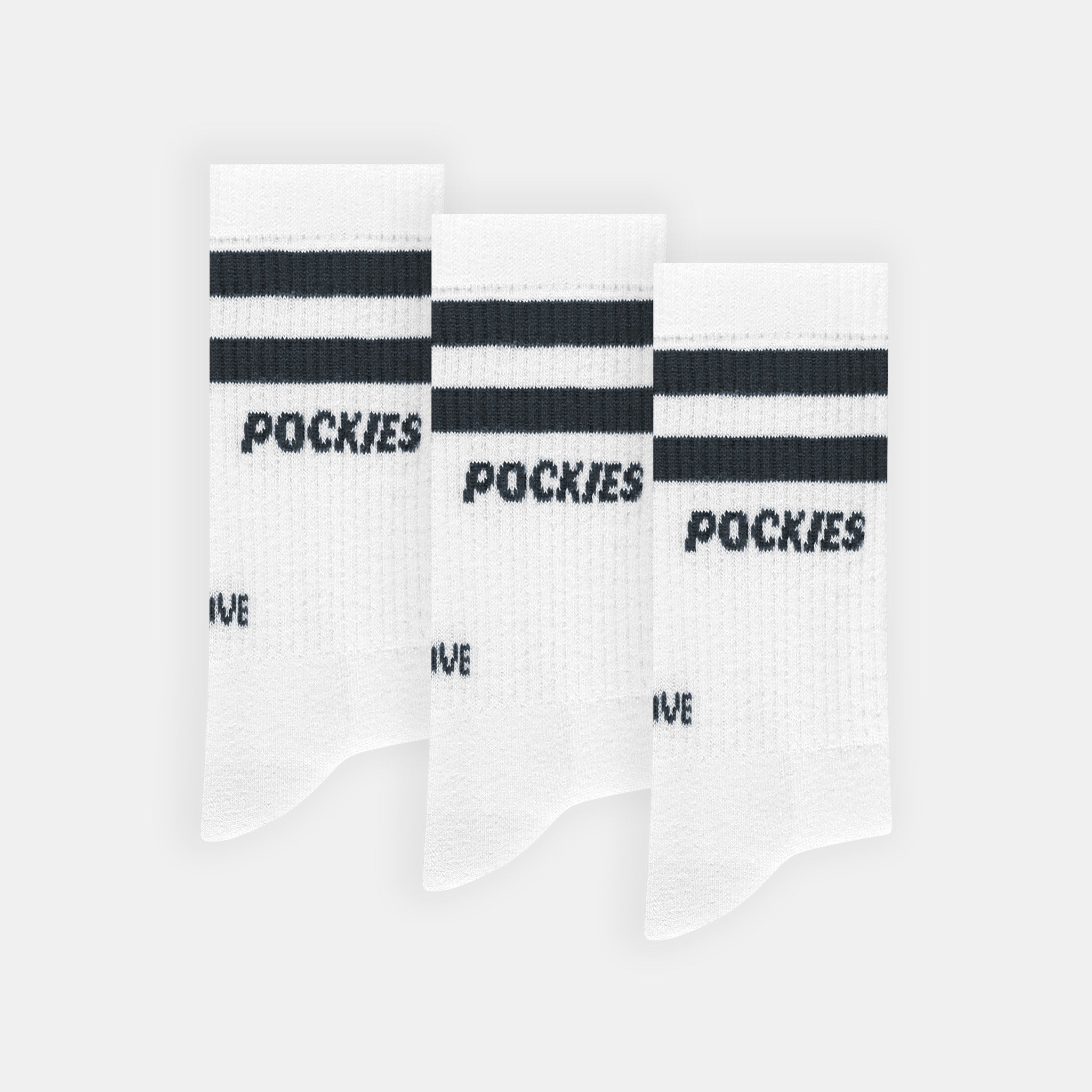 3-Pack Navy Striped L.A. Socks