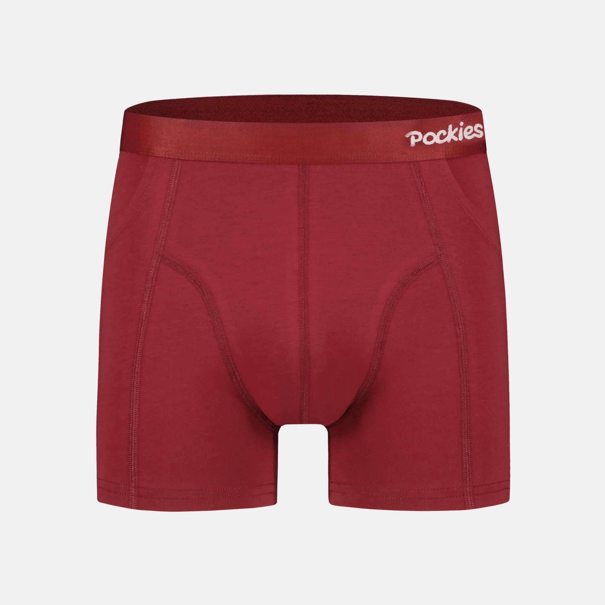 Burgundy Boxer Briefs (2-pockets)