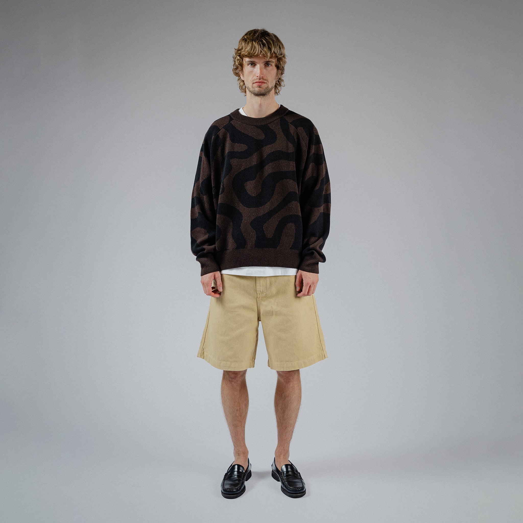 Swirl Knit - Brown