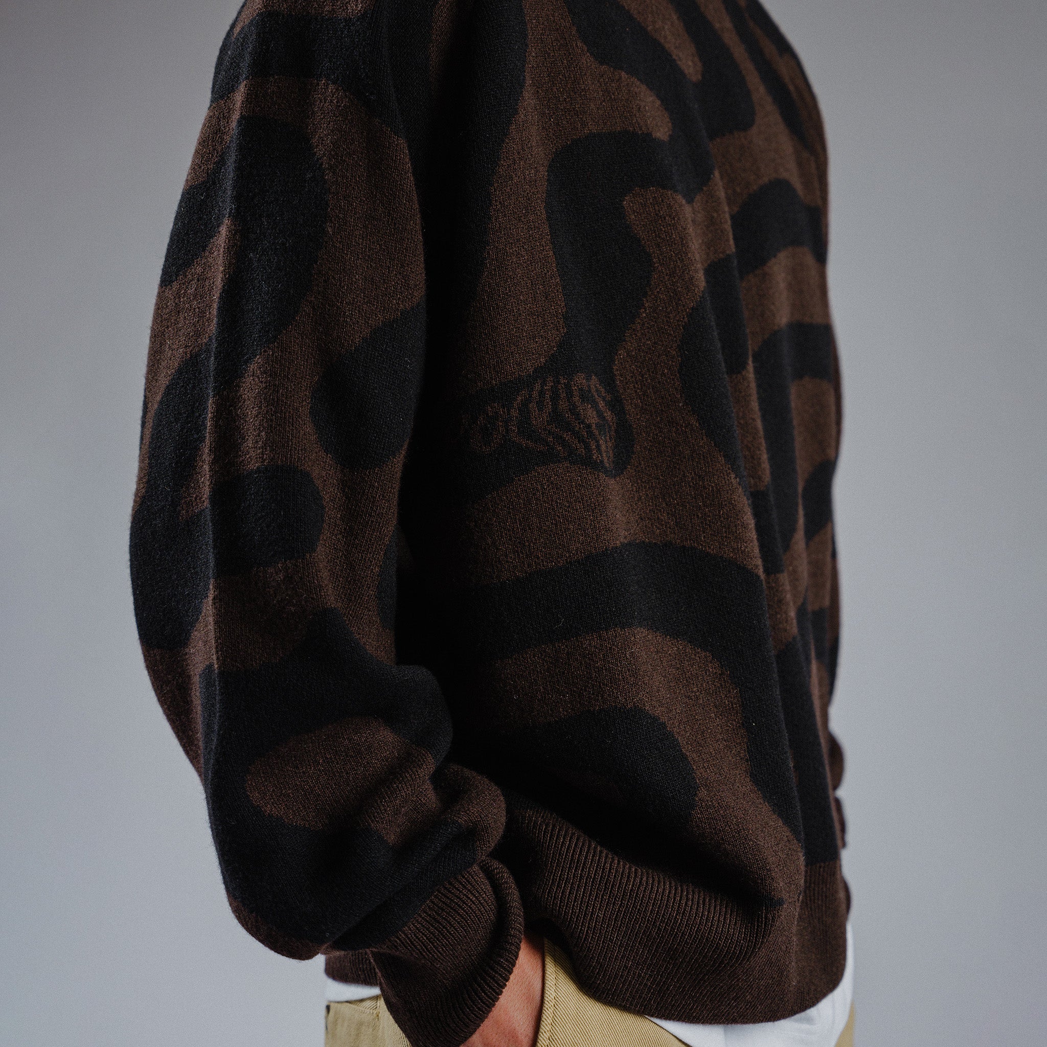 Swirl Knit - Brown