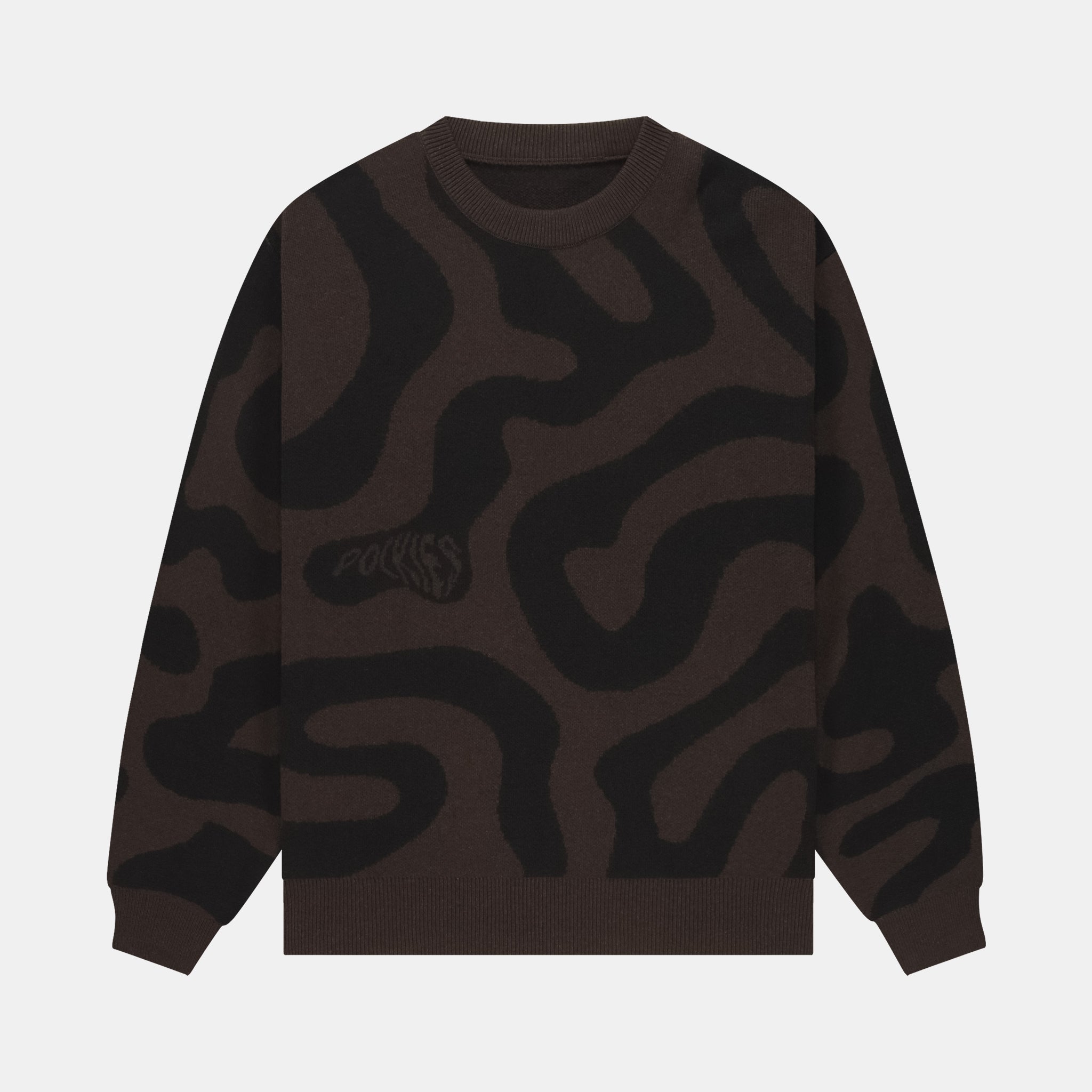 Swirl Knit - Brown