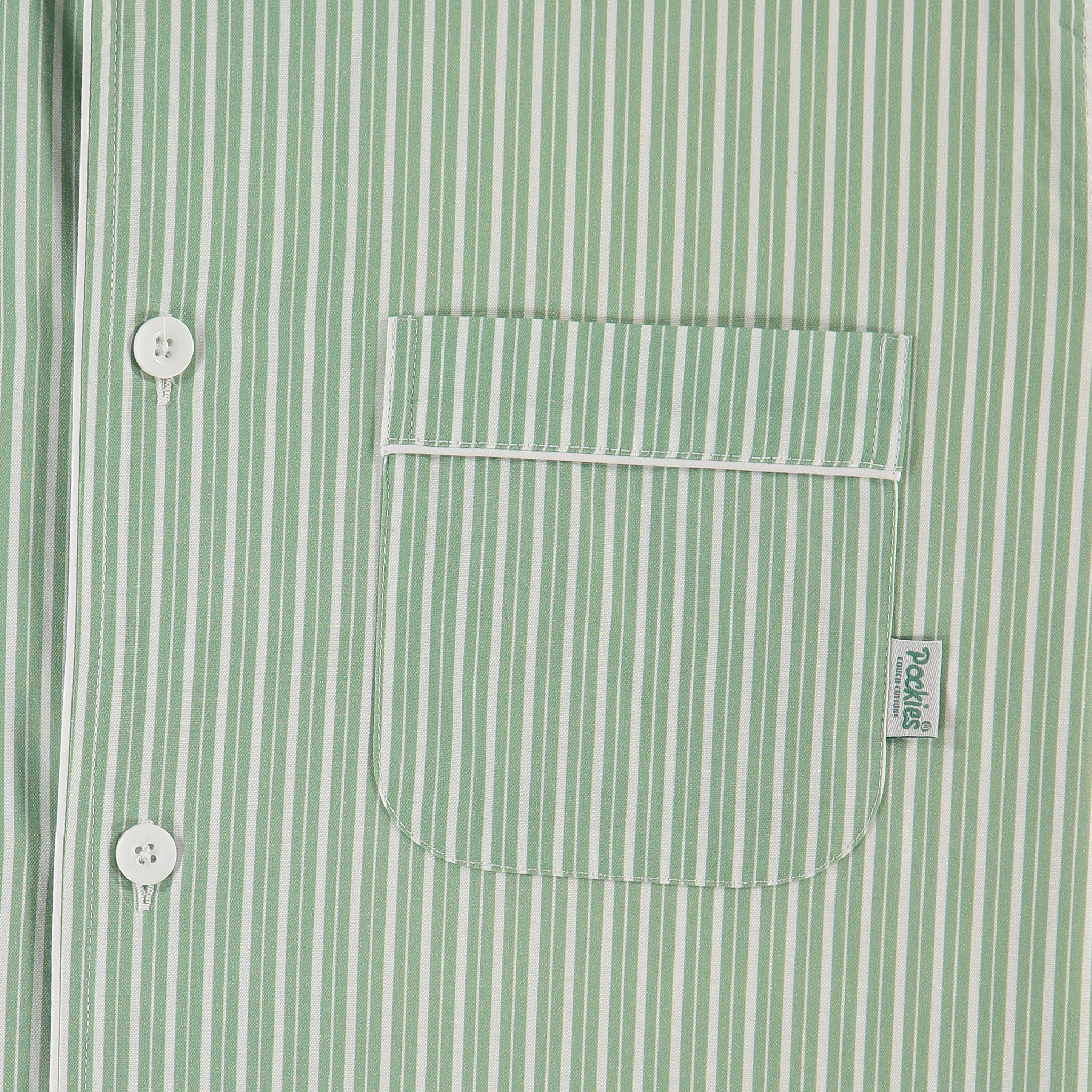 Green Doubles Pyjama Shirt