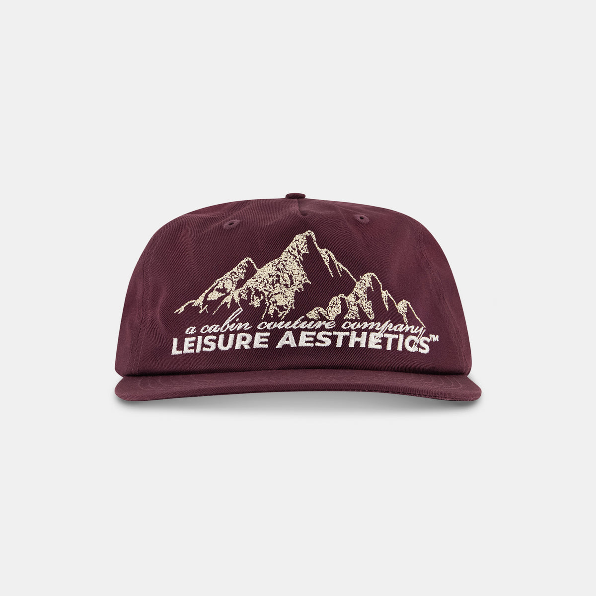 Cabin Cap in cherry red by Pockies, front view