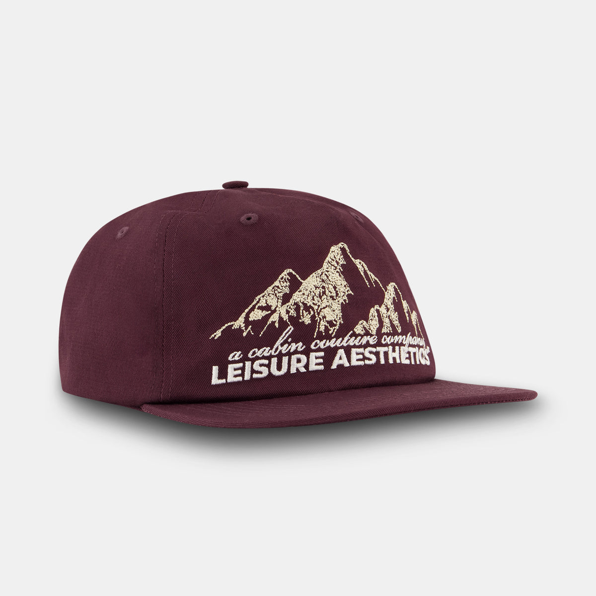 Cabin Cap in cherry red by Pockies, side view