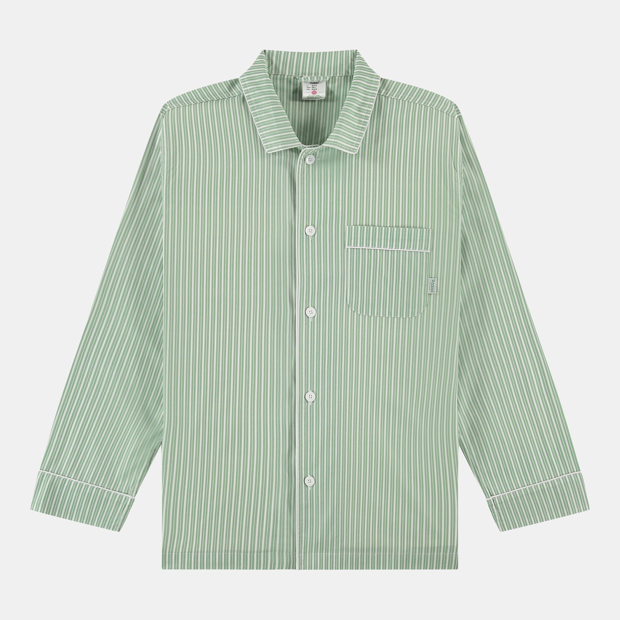 Green Doubles Pyjama Shirt
