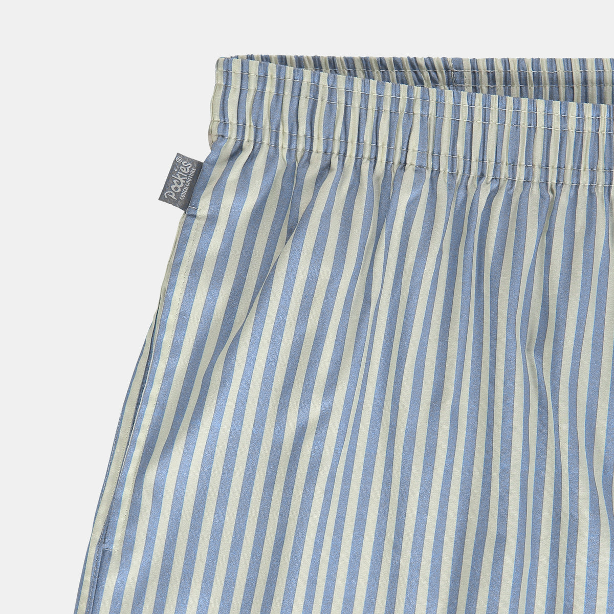 Pocketless Ice Blue Striped